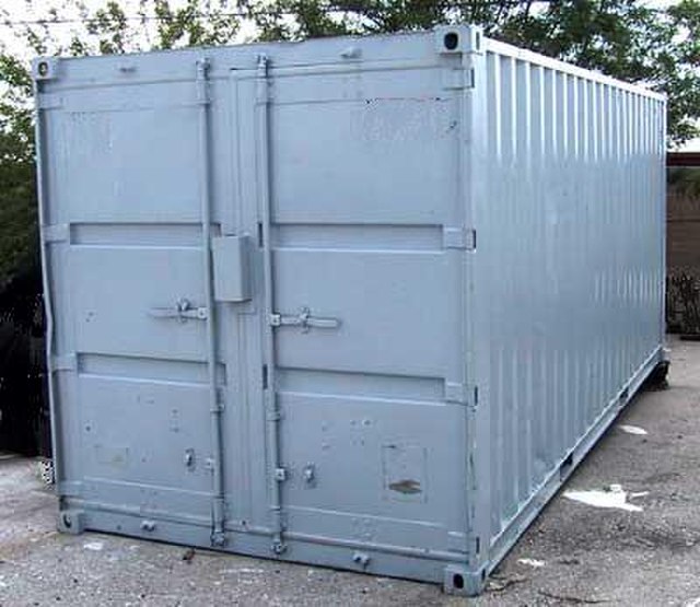 Storage Container Another convenient but costly way to store inventory (courtesy of Wikimedia user Magnus Manske)