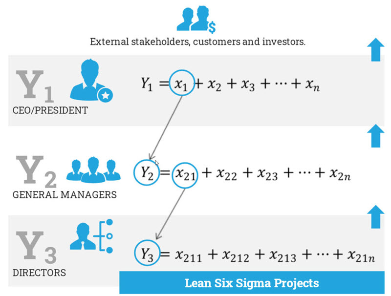 Six Sigma Goals Flow Down