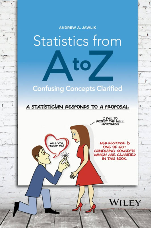 Book Cover Statistics from A to Z: Confusing Concepts Clarified by Andrew A. Jawlik