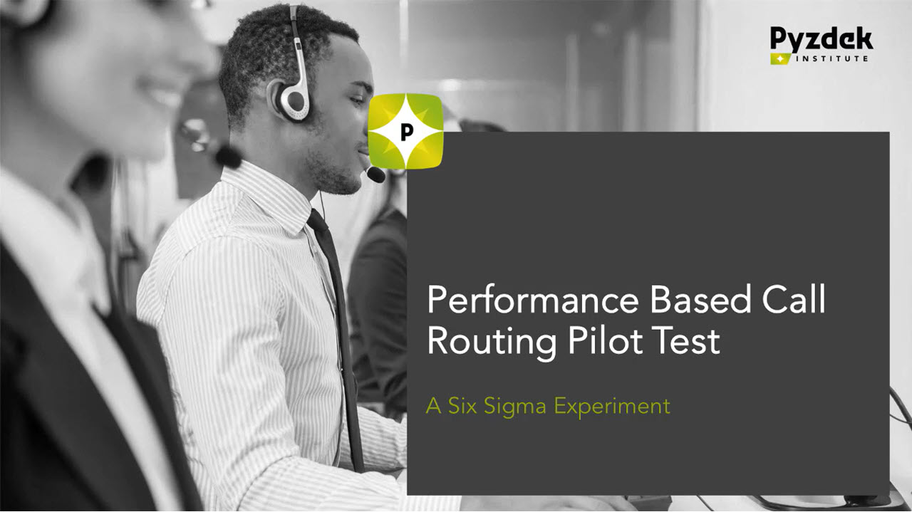 The Power of Six Sigma in Optimizing Call Center Performance: An Experiment